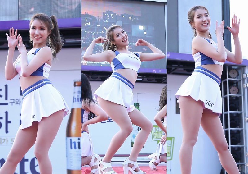 [饭拍]白色超短裙热舞AOA-Who's your mama?