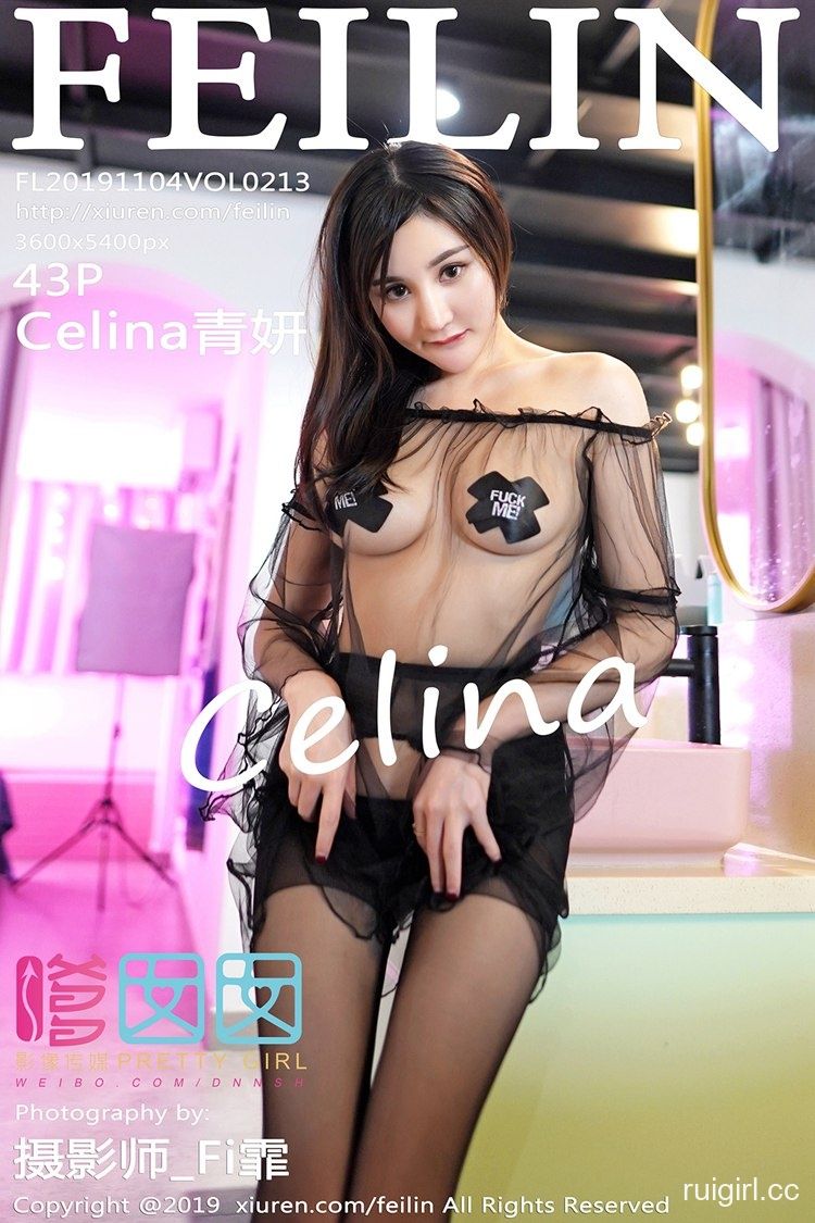 【FEILIN嗲囡囡】 2019.11.04 VOL.213 Celina青妍 【43+1P】-【爱主播】