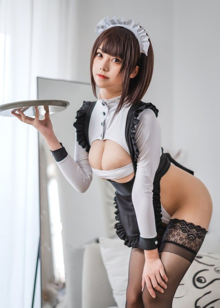 蜜汁猫裘 – NO.093 高叉女仆[50P-651MB]