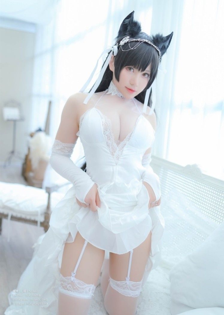 Nyako喵子 – NO.041 爱宕婚纱[62P-177MB]