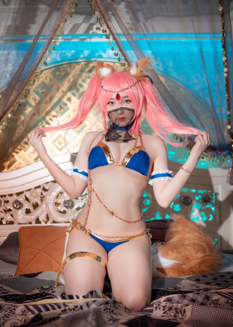 Bambi(밤비) – NO.076 Tamamo + Kama (FGO)[40P/494MB]