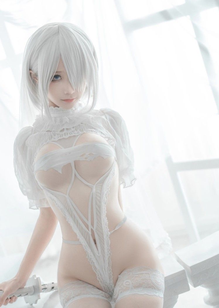 蠢沫沫 – NO.143 2B – 白婚纱[59P/536MB]