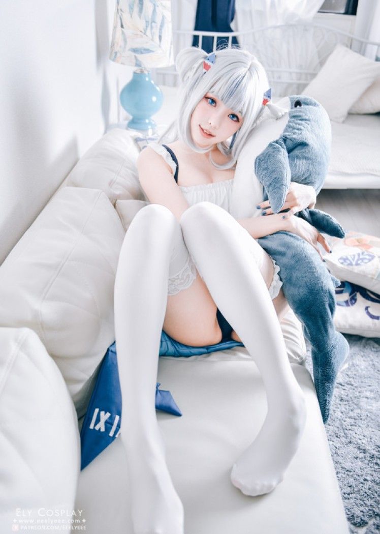 ElyEE子 – NO.071 噶呜·古拉(小鲨鲨) cosplay 泳装[19P/46MB]