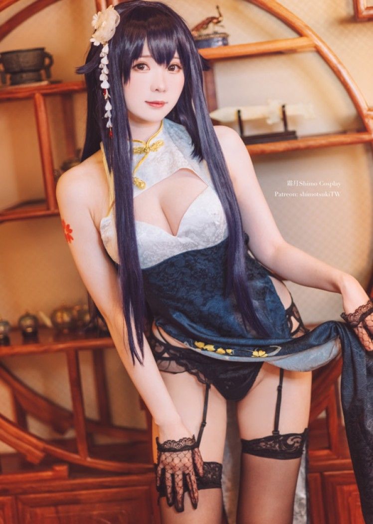 霜月shimo – NO.47 碧蓝航线 吾妻旗袍[12P1V/338MB]