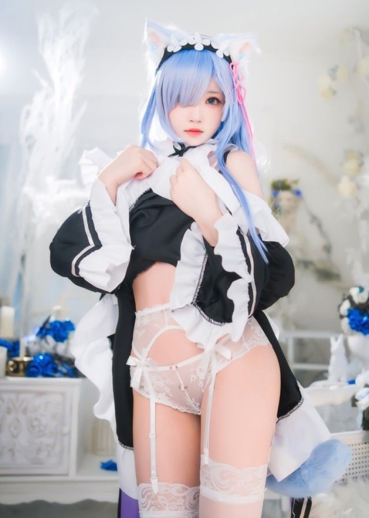 桜桃喵 – NO.128 长发蕾姆02[44P-684MB]