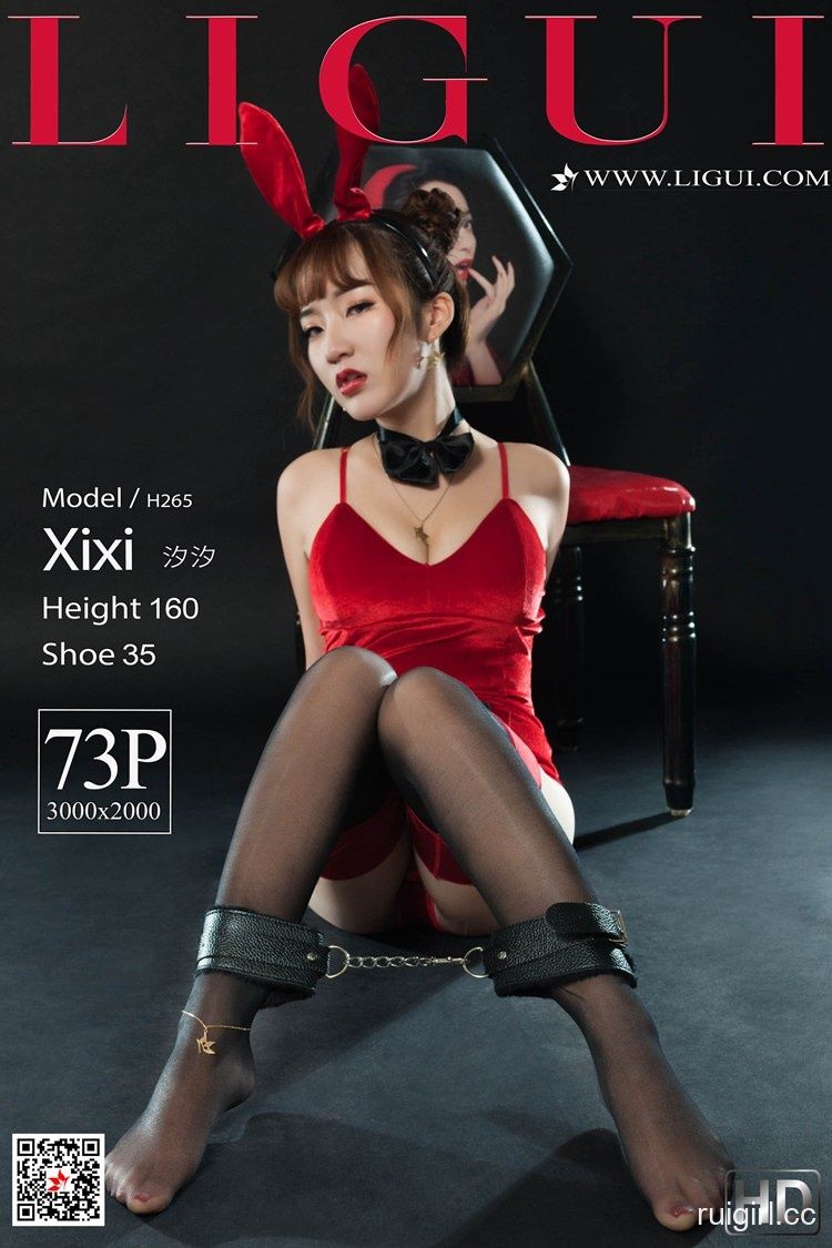 【Ligui丽柜】 2019.11.01 汐汐《红莲截》【73+1P】-【爱主播】