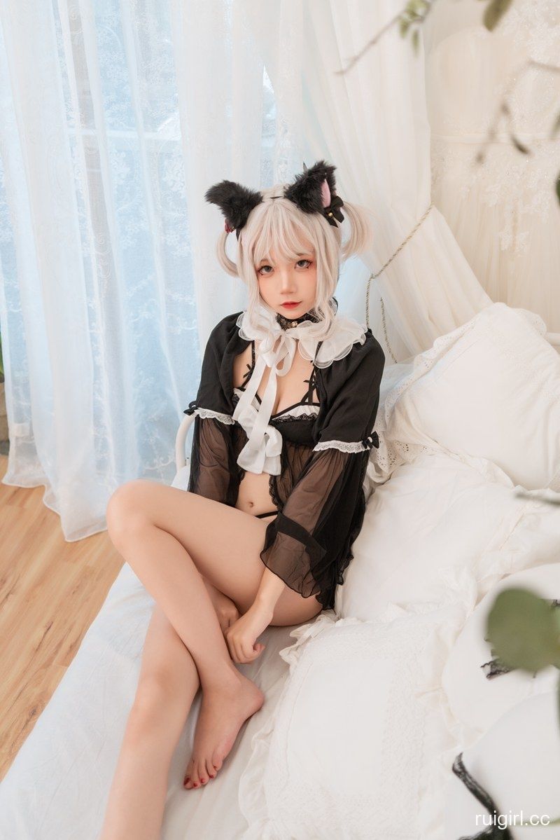 微博红人Coser@五更百鬼 性感猫娘 【42P】-【爱主播】