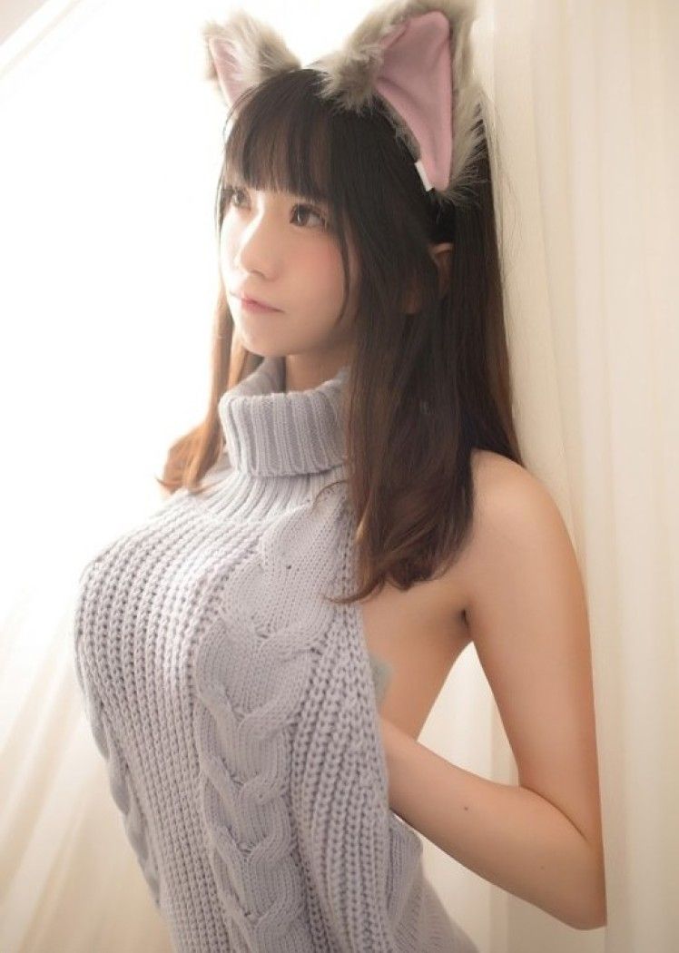 喵糖映画 VOL.274 兽耳萌娘的蓝色毛衣 [34P/487MB]