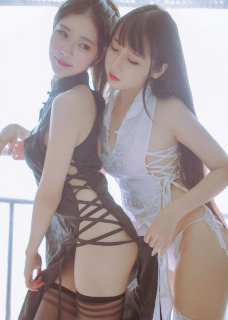 喵糖映画 VOL.114 黑白旗袍双子[41P/257M]