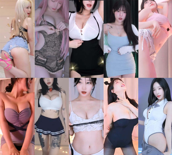 [主播]AfreecaTv韩国BJ 23年8月9日录制舞蹈合集-噼里啪啪