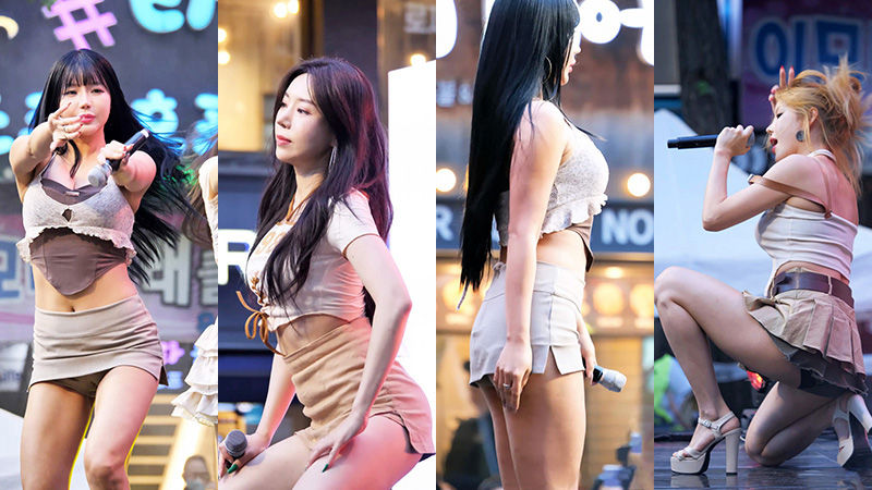 [饭拍]20230729韩国女团LAYSHA现场饭拍秀[27V/17.3GB]