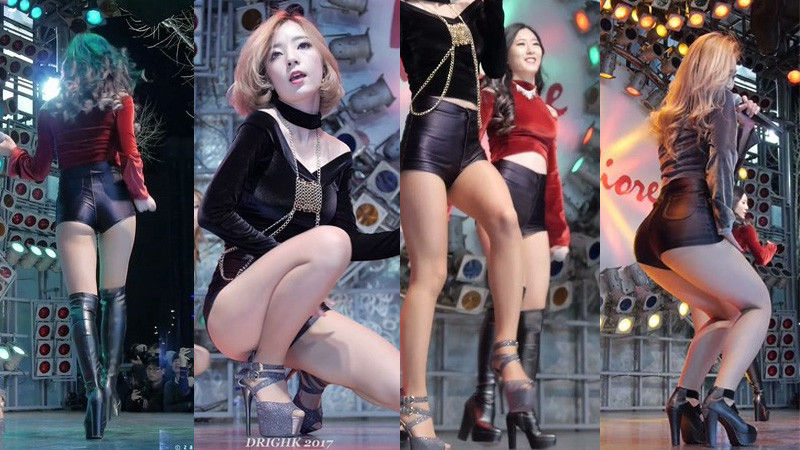 [饭拍]170319韩国女团Rose Queen现场饭拍秀[15V/2.68G]