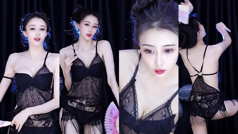 [主播]网易CC直播白妖妖百元群定制扇子舞4分20