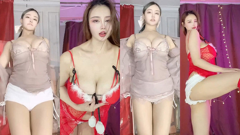 [小姐姐]抖音主播魅澜希(原虎牙小海臀)付费群定制热舞豪乳5分09