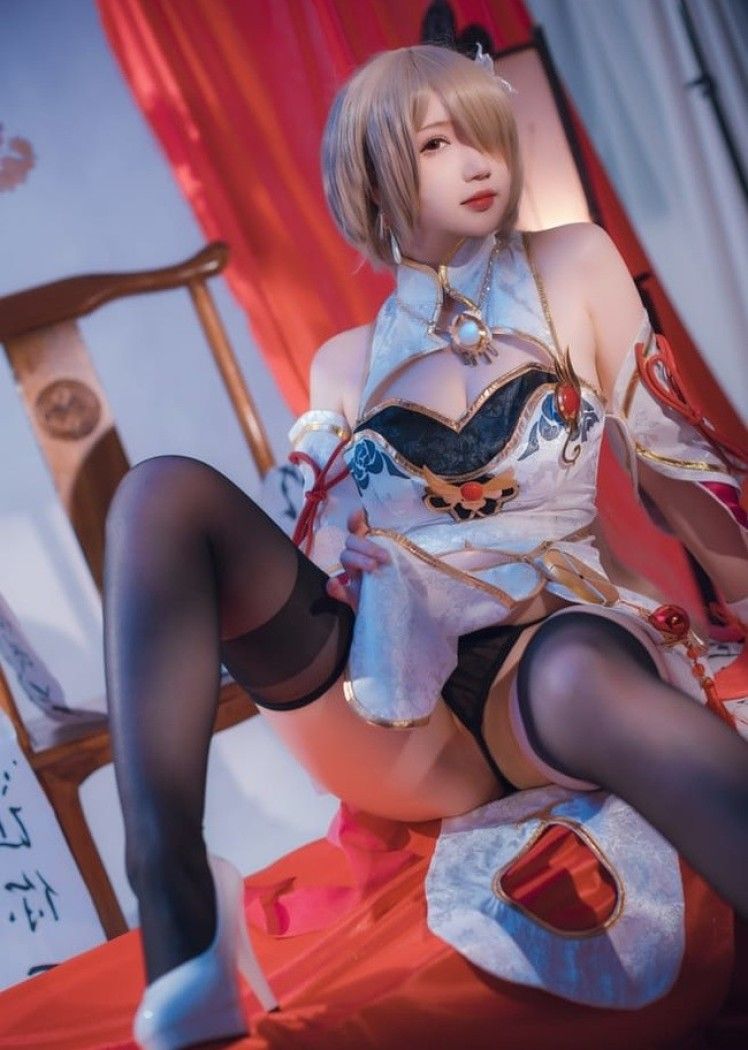 雪晴Astra NO.047 崩坏3 丽塔·浣溪沙旗袍 [56P5V-400M]