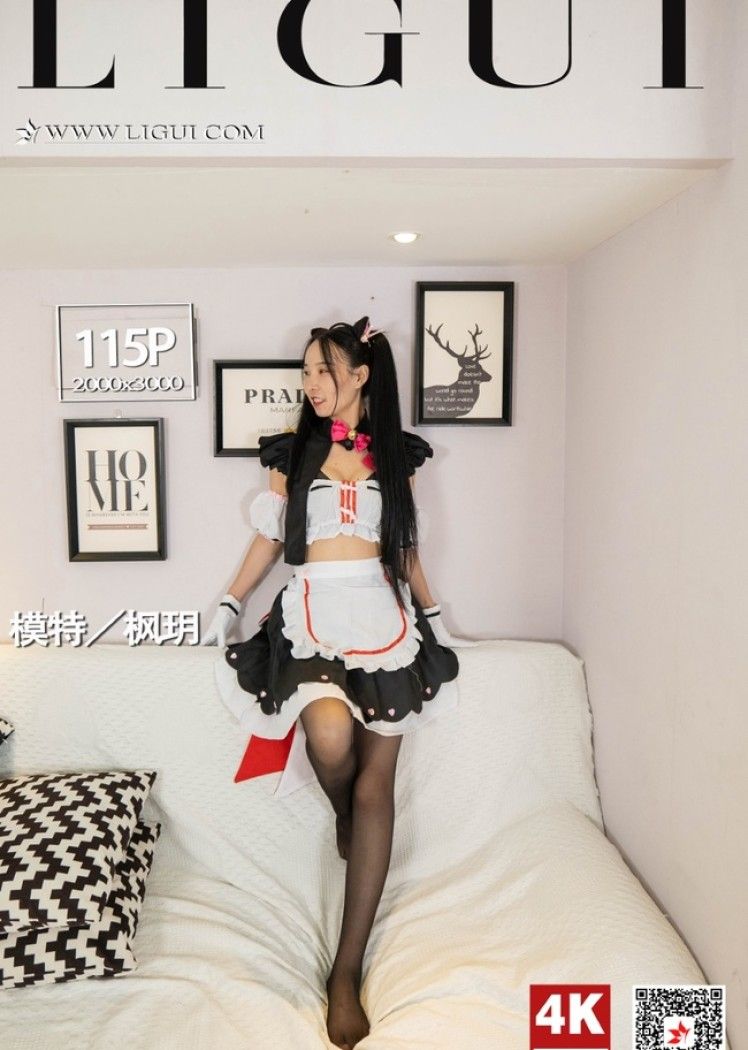 [Ligui丽柜]2021.09.22 《猫娘乐元-巧克力-皮带捆绑-环形口枷》枫玥 [115+1P/113MB]