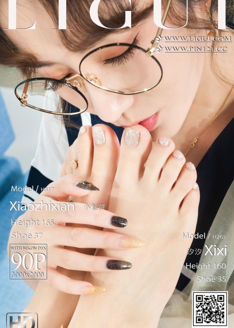 [Ligui丽柜]2022.09.16 双生花-紧缚花季 小智贤&汐汐[90+1P/107MB]