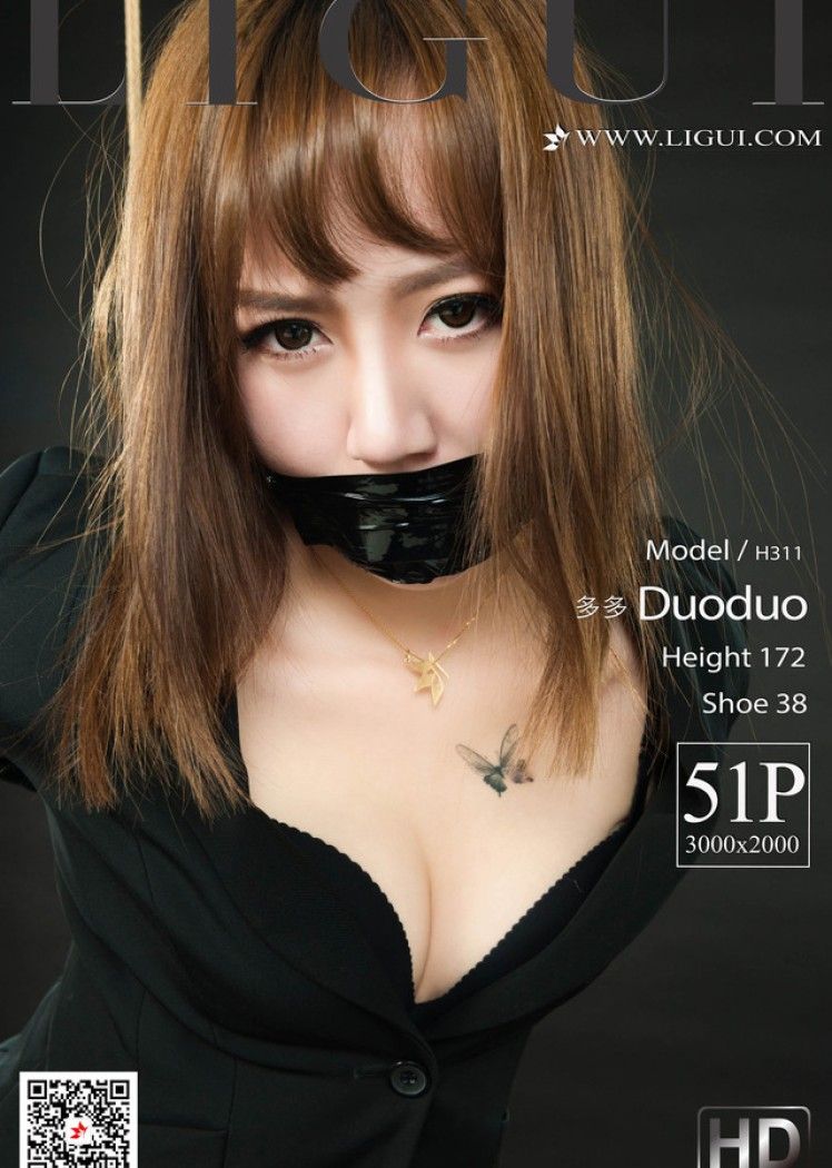 Ligui丽柜 – 2020.11.27《惩戒秘书》多多[52P54M]