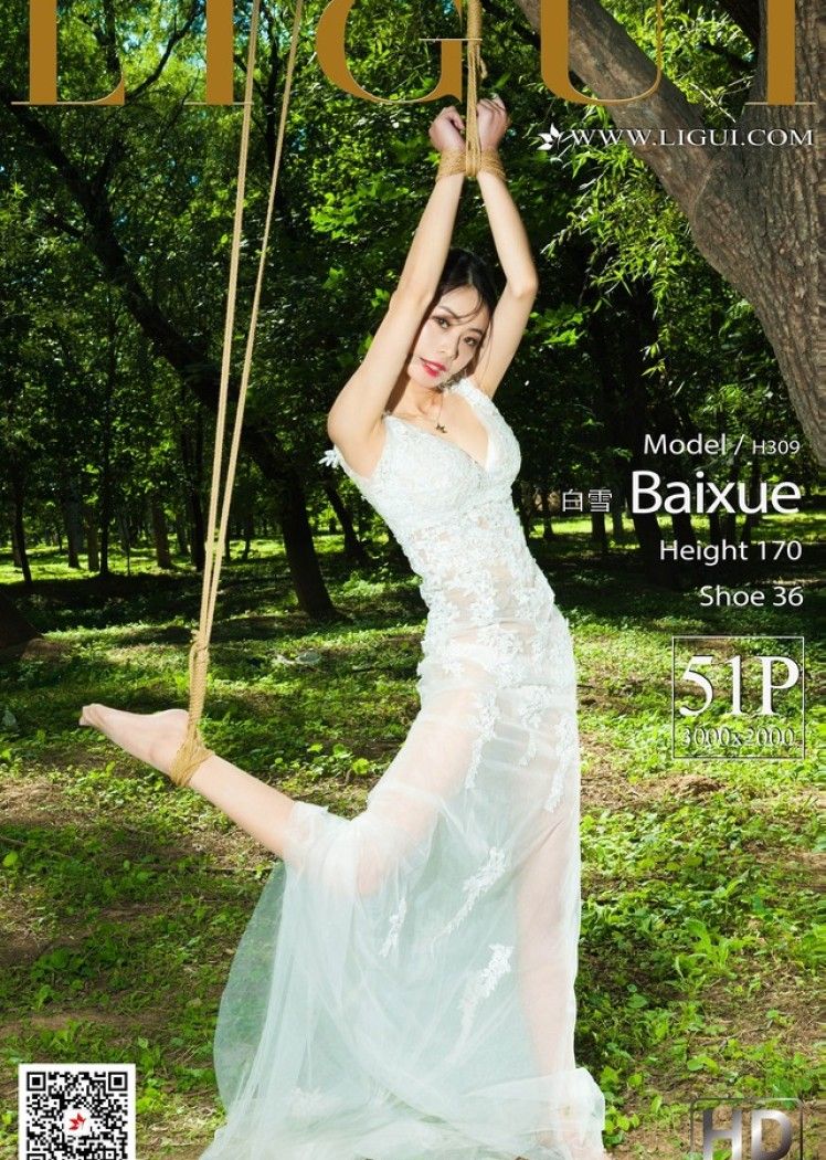 Ligui丽柜 – 2020.10.16《郊野无助的挣扎》白雪[51+1P170M]