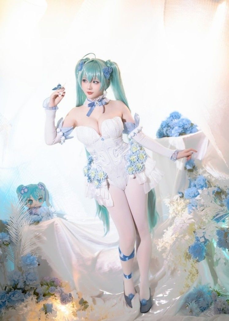 星之迟迟 – NO.190 2024年02月计划A 初音未来 粉蝶花精灵[54P1V-4.51G]