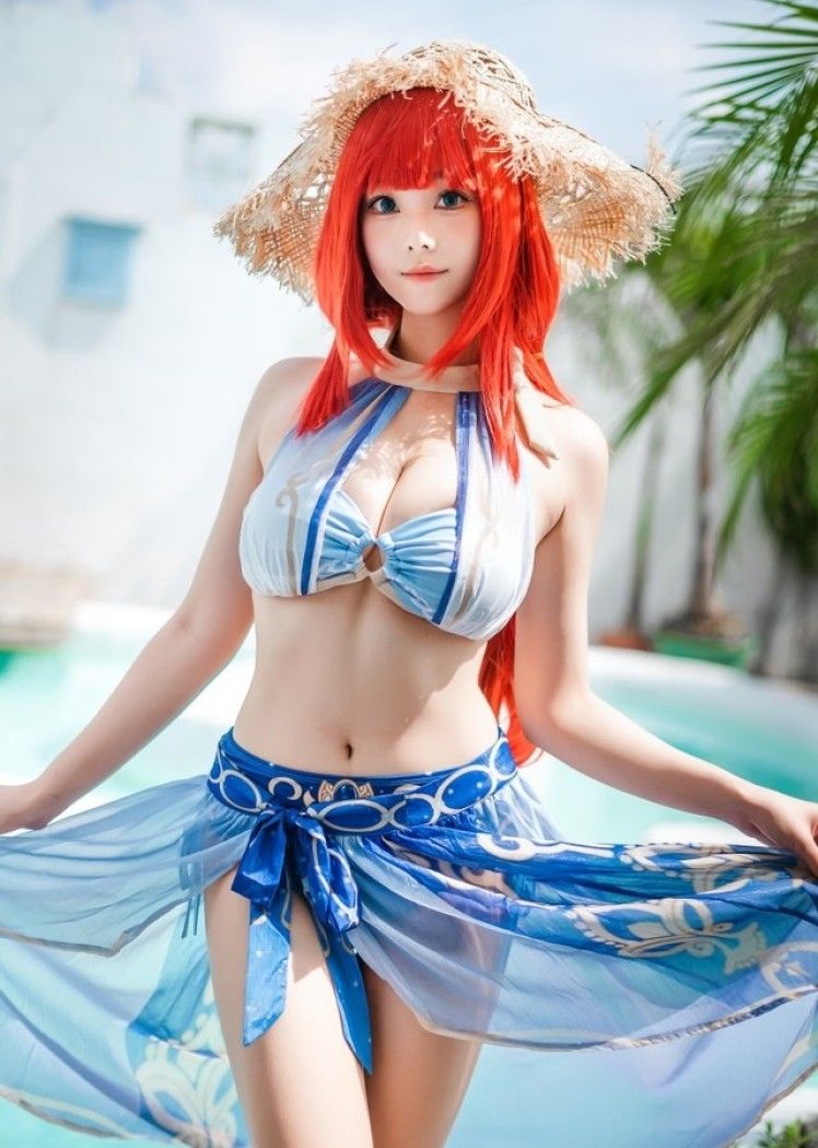 蜜汁猫裘 – NO.106 原神 妮露泳装 [21P-250MB]