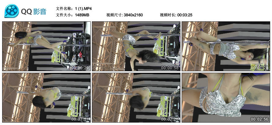 精选街拍视频 No.2513 性感美女钢管舞表演 [1.45GB]