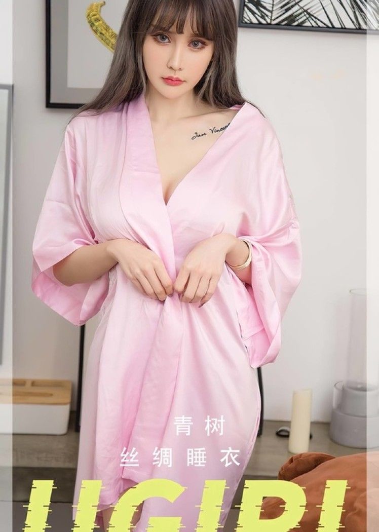 [爱尤物]2023 NO.2738 丝绸睡衣 青树[35P/79MB]