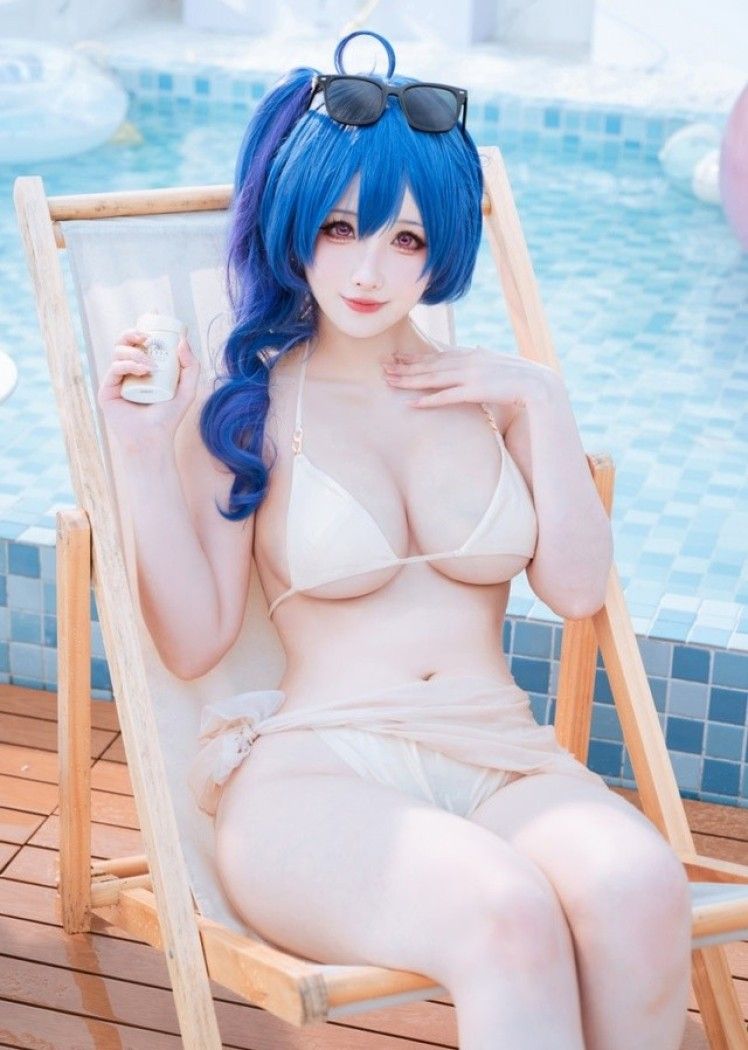 rioko凉凉子 – NO.138 圣路易斯 香槟色比基尼 [40P-309MB]